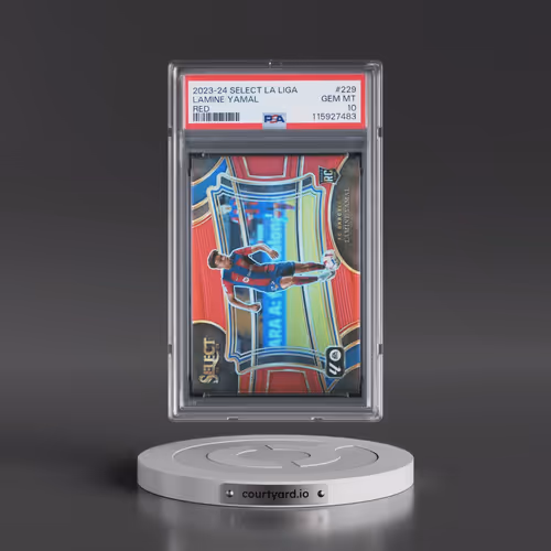 2023-24 Panini Select La Liga #229 Lamine Yamal - Red (PSA 10 GEM MINT)