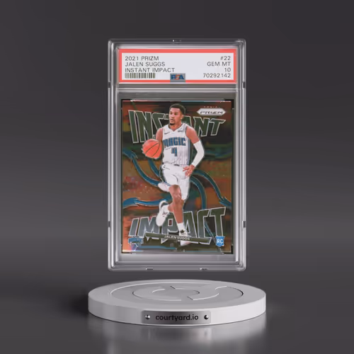 2021 Panini Prizm Instant Impact #22 Jalen Suggs (PSA 10 GEM MINT)
