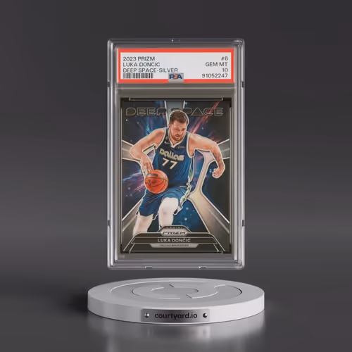 2023 Panini Prizm Deep Space #6 Luka Doncic - Silver Prizm (PSA 10 GEM MINT)