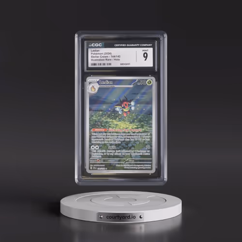 2024 Pokémon Scr EN-Stellar Crown #144 Ledian - Illustration Rare (CGC 9 MINT)