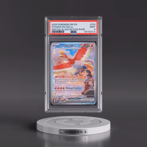 2025 Pokémon Dri EN-Destined Rivals #230 Ethan's HO-Oh EX - Holo Special Illustration Rare (PSA 9 MI