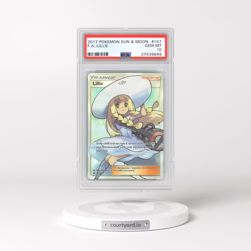 2017 Pokémon Sun & Moon #147 Lillie - Full Art (PSA 10 GEM MINT)