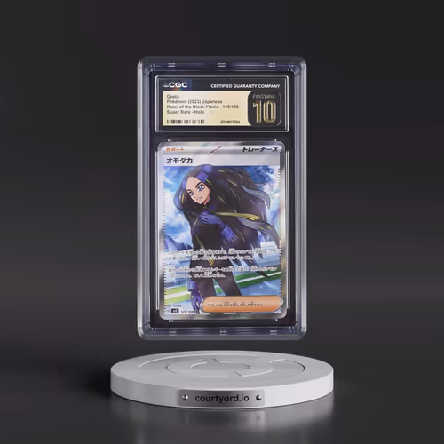 2023 Pokémon SV3-Ruler of the Black Flame #129 Geeta - Super Rare (CGC 10 PRISTINE)