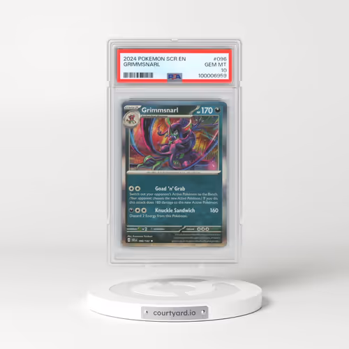 2024 Pokémon Scr EN-Stellar Crown #096 Grimmsnarl (PSA 10 GEM MINT)