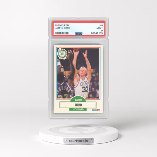 1990 Fleer #8 Larry Bird (PSA 9 MINT)