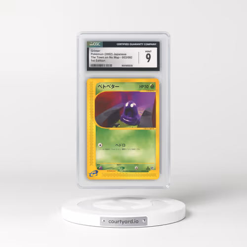 2002 The Town on No Map #003/092 Grimer - 1st Edition (CGC 9 MINT)