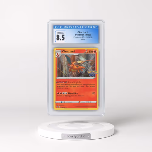 2022 Pokémon GO #010/078 Charizard - Holo (CGC 8.5 NM-MT+)
