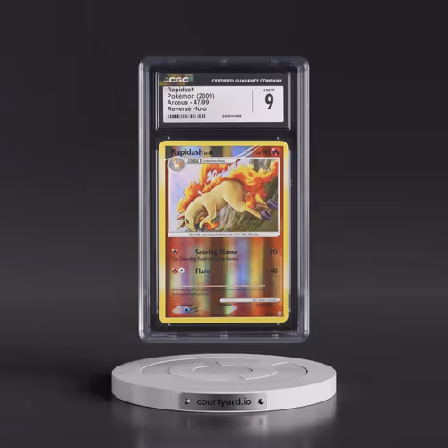 2009 Arceus #47/99 Rapidash - Reverse Holo (CGC 9 MINT)