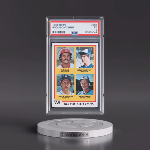 1978 Topps #708 Rookie Catchers (PSA 5 EX)