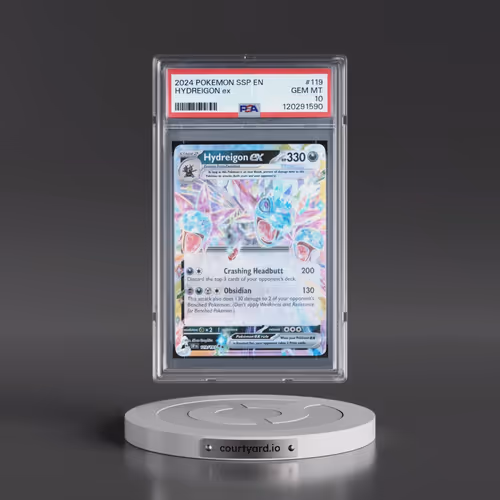 2024 Pokémon Ssp EN-Surging Sparks #119 Hydreigon EX - Holo (PSA 10 GEM MINT)