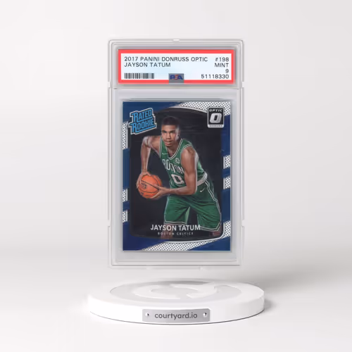 2017 Panini Donruss Optic #198 Jayson Tatum (PSA 9 MINT)