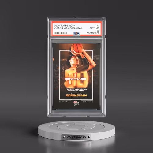 2024 Topps Now #7 Victor Wembanyama (PSA 10 GEM MINT)