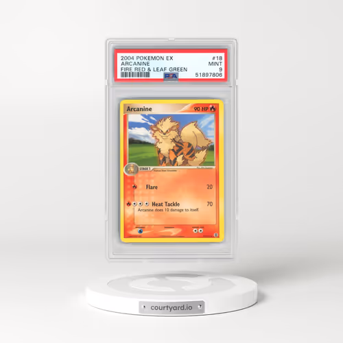 2004 Pokémon EX Fire Red & Leaf Green #18 Arcanine (PSA 9 MINT)