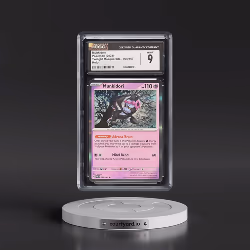2024 Pokémon Twm EN-Twilight Masquerade #095 Munkidori (CGC 9 MINT)