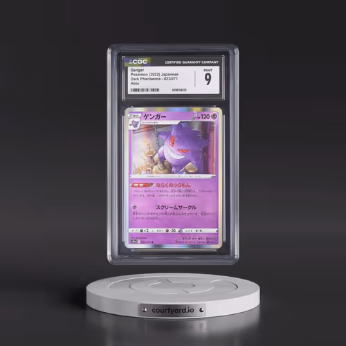 2021 Dark Phantasma #023/071 Gengar - Holo (CGC 9 MINT)
