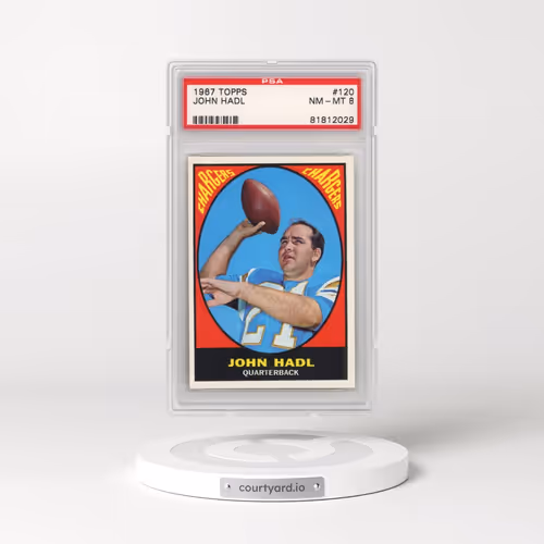 1967 Topps #120 John Hadl (PSA 8 NM-MT)
