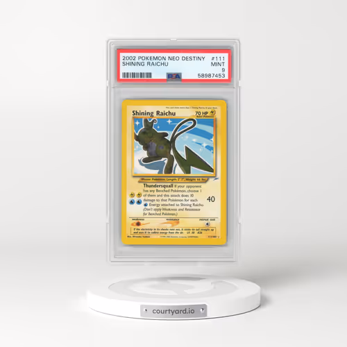 2002 Pokémon Neo Destiny #111 Shining Raichu - Holo (PSA 9 MINT)
