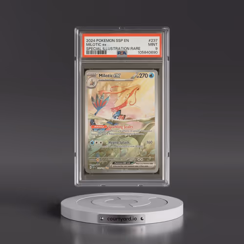 2024 Pokémon Ssp EN-Surging Sparks #237 Milotic EX - Holo Special Illustration Rare (PSA 9 MINT)