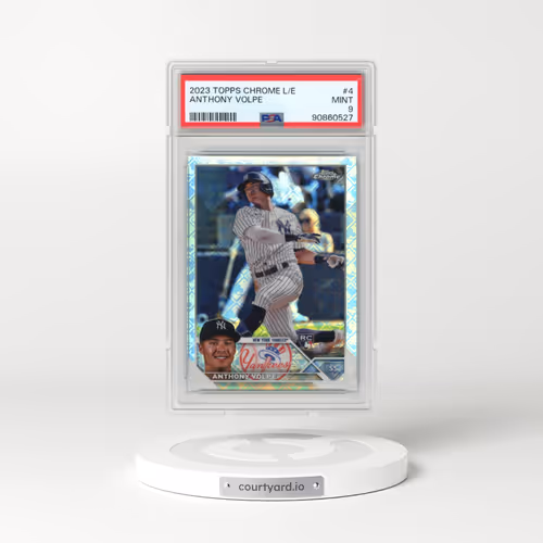 2023 Topps Chrome Logofractor Edition #4 Anthony Volpe (PSA 9 MINT)