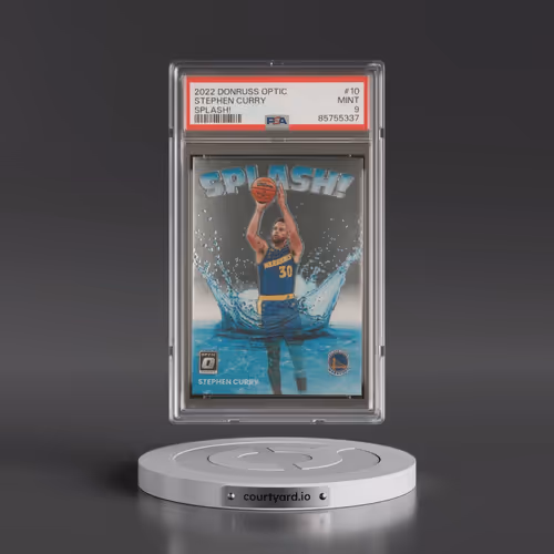 2022 Panini Donruss Optic Splash! #10 Stephen Curry (PSA 9 MINT)