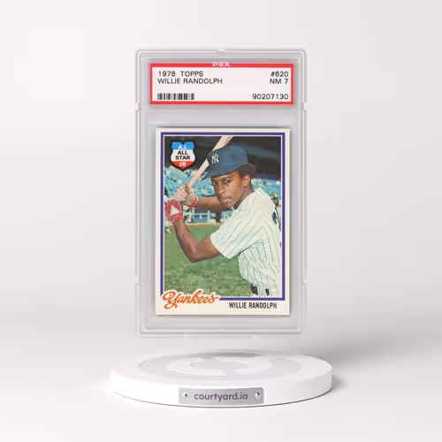 1978 Topps #620 Willie Randolph (PSA 7 NM)
