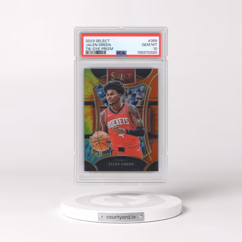 2023 Panini Select #359 Jalen Green - Tie-Dye Prizm (PSA 10 GEM MINT)