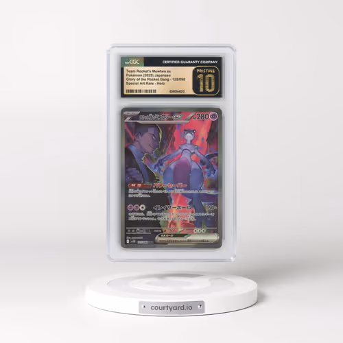 2025 Glory of the Rocket Gang - sv10 #125/098 Team Rocket's Mewtwo ex - Special Art Rare Holo (CGC 10 PRISTINE)
