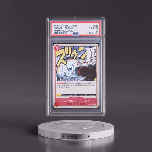 2024 One Piece Japanese PRB01-Premium Booster -One Piece Card the Best #029 Radical Beam!! - Holofoi