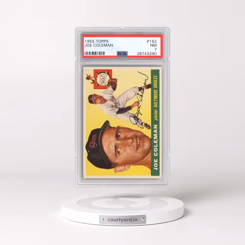 1955 Topps #162 Joe Coleman (PSA 7 NM)
