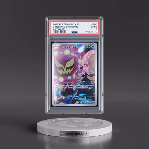 2025 Pokémon M2a-Mega Dream EX #208 Cynthia's Spiritomb - Art Rare (PSA 9 MINT)