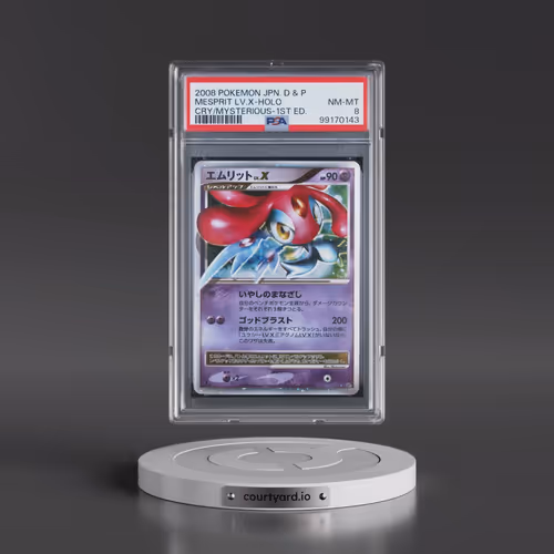 2008 Pokémon Diamond & Pearl Cry From the Mysterious Mesprit LV.X - 1st Edition Holo (PSA 8 NM-MT)