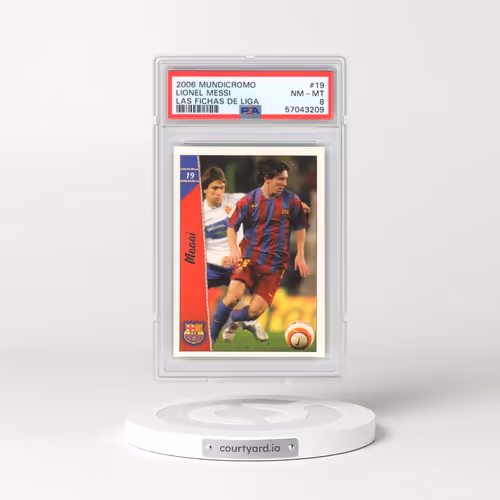 2006 Mundicromo Las Fichas de Liga #19 Lionel Messi (PSA 8 NM-MT)