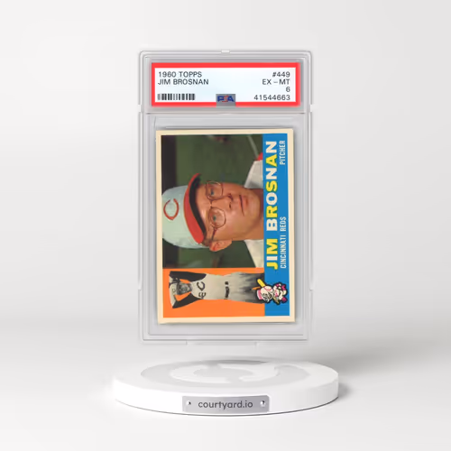 1960 Topps #449 Jim Brosnan (PSA 6 EX-MT)
