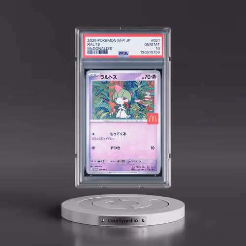 2025 Pokémon M-P Promo #021 Ralts - McDonald's (PSA 10 GEM MINT)