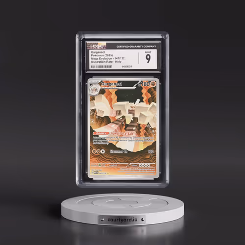 2025 Mega Evolution - MEG EN #147/132 Garganacl - Illustration Rare Holo (CGC 9 MINT)