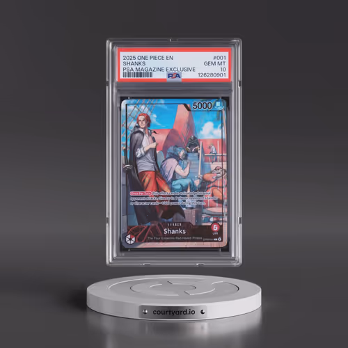 2025 One Piece Promos #001 Shanks - PSA Magazine Exclusive (PSA 10 GEM MINT)