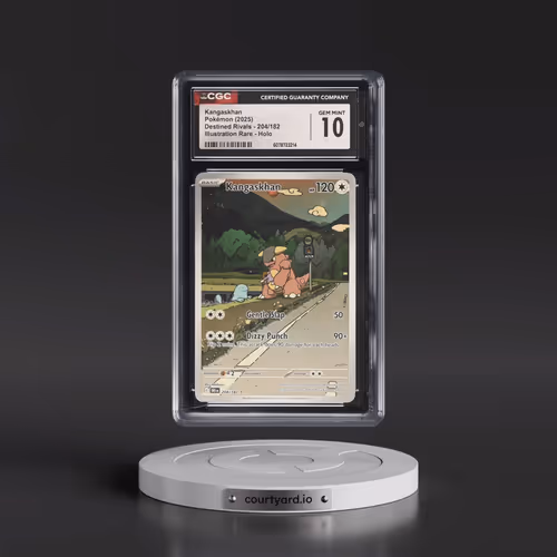 2025 Pokémon Dri EN-Destined Rivals #204 Kangaskhan - Illustration Rare (CGC 10 GEM MINT)