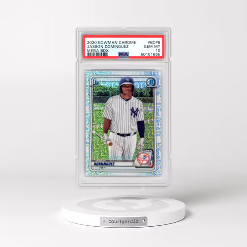 2020 Bowman Chrome Mega Box #BCP8 Jasson Dominguez (PSA 10 GEM MINT)