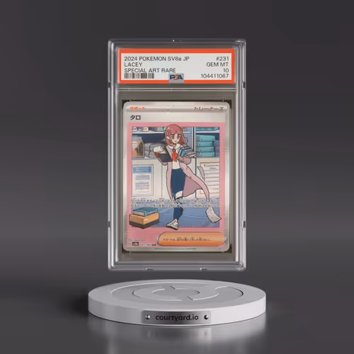 2024 Pokémon Sv8a-Terastal Fest EX #231 Lacey - Special Art Rare (PSA 10 GEM MINT)