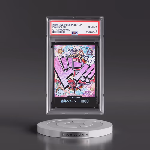 2024 One Piece Japanese PRB01-Premium Booster -One Piece Card the Best Don!! Card - Uta-Holofoil (PS