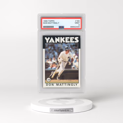 1986 Topps #180 Don Mattingly (PSA 9 MINT)