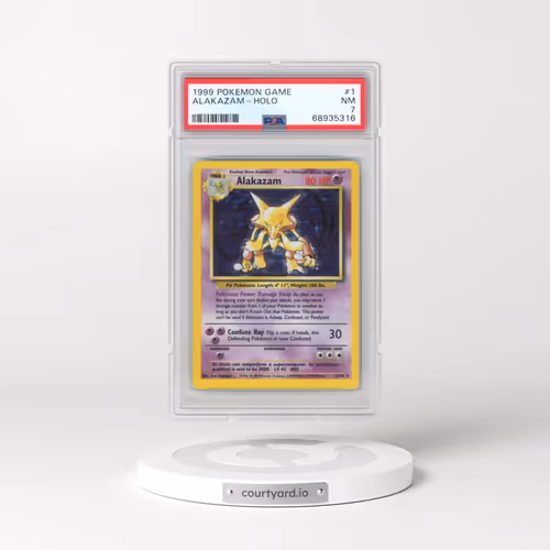 1999 Pokémon Game #1 Alakazam - Holo (PSA 7 NM)