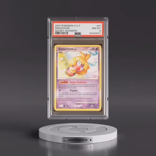 2007 Pokémon Diamond & Pearl Secret Wonders #67 Smoochum (PSA 8 NM-MT)
