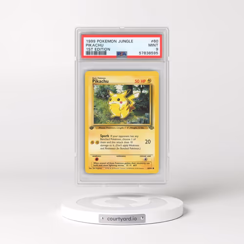 1999 Pokémon Jungle #60 Pikachu - 1st Edition (PSA 9 MINT)