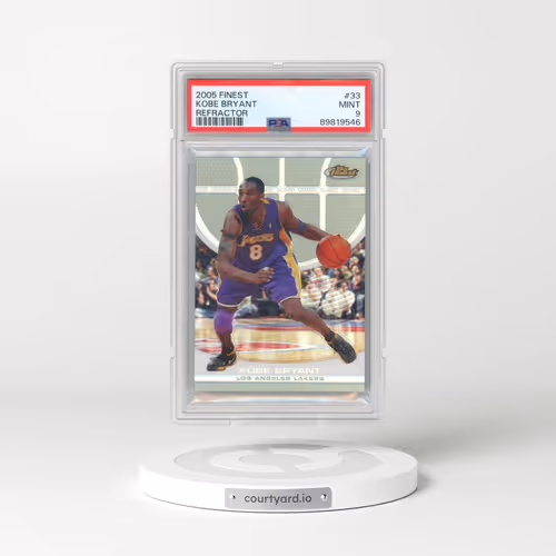 2005 Finest #33 Kobe Bryant - Refractor (PSA 9 MINT)
