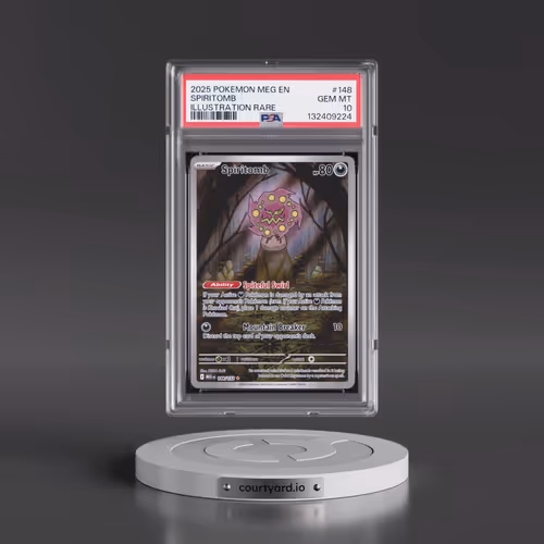 2025 Pokémon Meg EN-Mega Evolution #148 Spiritomb - Illustration Rare (PSA 10 GEM MINT)