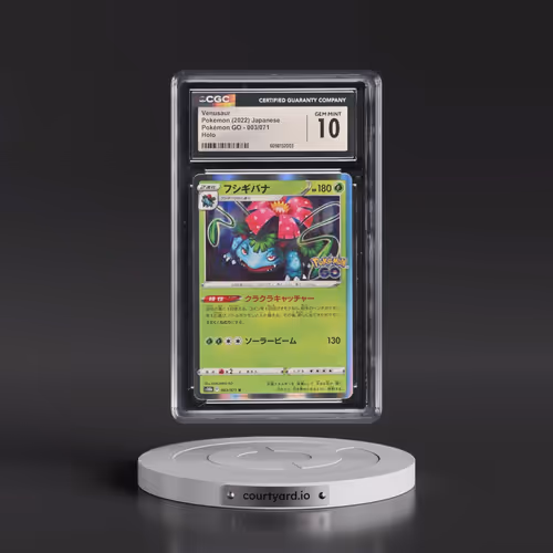 2022 Pokémon GO #003/071 Venusaur - Holo (CGC 10 GEM MINT)
