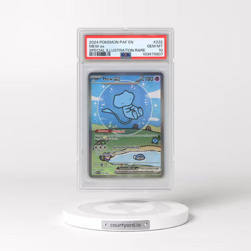2024 Pokémon Paf EN-Paldean Fates #232 Mew EX - Holo Special Illustration Rare (PSA 10 GEM MINT)
