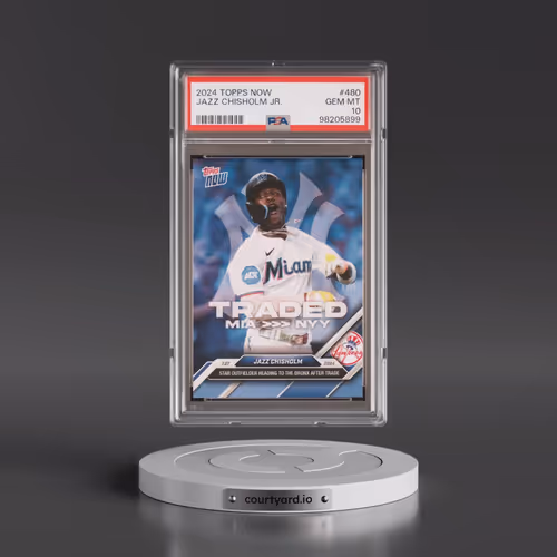 2024 Topps Now #480 Jazz Chisholm Jr. (PSA 10 GEM MINT)