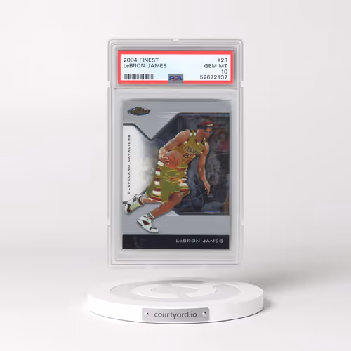 2004 Finest #23 LeBron James (PSA 10 GEM MINT)